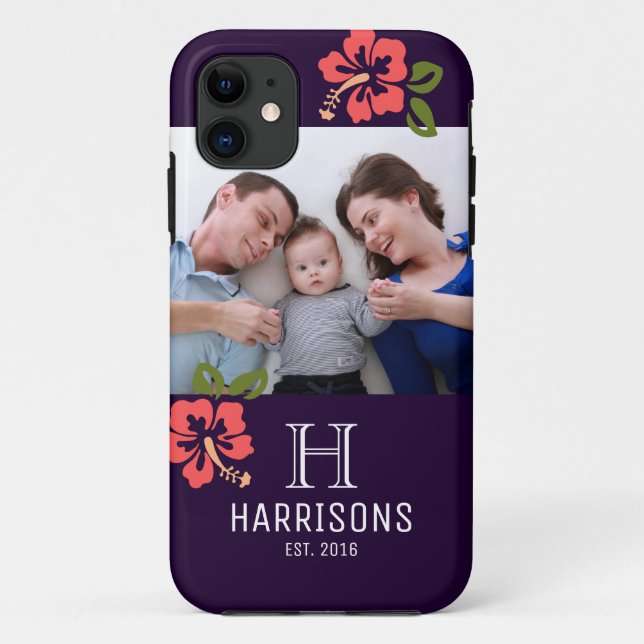 Create Your Own Custom Family Photo Case-Mate iPhone Case (Back)