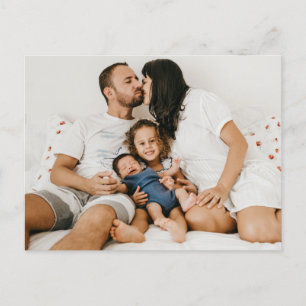 Create Your Own Custom Family Photo Personalised Postcard