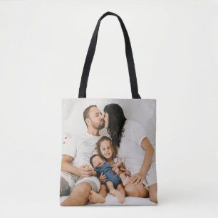 Create Your Own Custom Family Photo Personalised Tote Bag