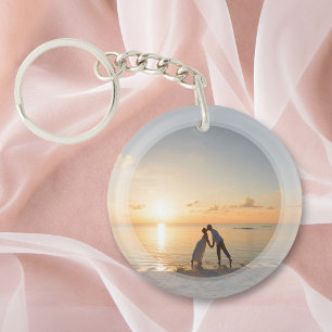 Create Your Own Custom Family Photo Wedding Favour Key Ring
