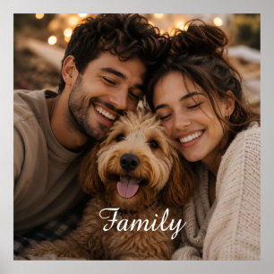 Create your own custom family poster