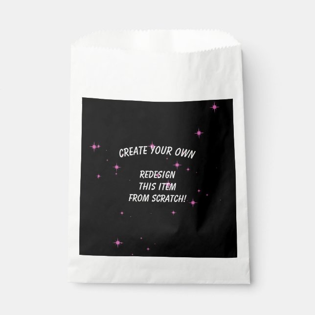 Create Your Own Custom Favour Bag (Front)