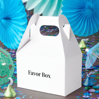 Create Your Own Custom Favour Box