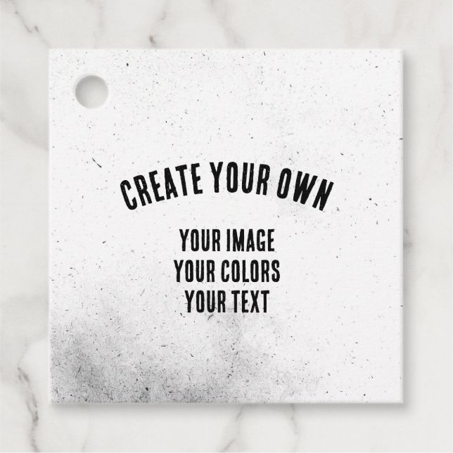 Create Your Own Custom Favour Tags (Front)