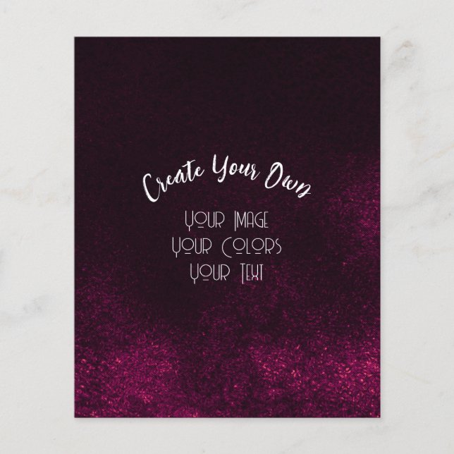 Create Your Own Custom Flyer (Front)