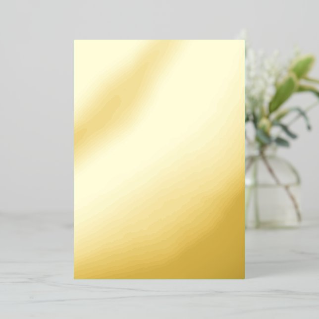 Create Your Own custom  Foil Holiday Card (Standing Front)