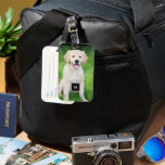 Create your own custom full photo monogram luggage tag<br><div class="desc">Modern luggage tag with full custom photo.
You can add your own most beautiful photo to personalise it.</div>