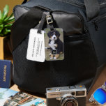 Create your own custom full photo monogram luggage tag<br><div class="desc">Modern luggage tag with full custom photo.
You can add your own most beautiful photo to personalise it.
You can change the name,  monogram and text,  if you need help please contact me.</div>