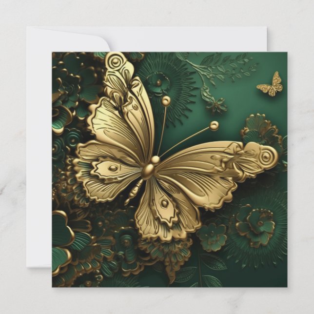 Create Your Own Custom Gold Butterfly (Front)