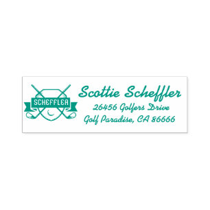 Create Your Own Custom Golf Personalised Self-inking Stamp