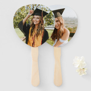 Create Your Own Custom Graduate 2 Photo Hand Fan