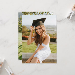 Create Your Own Custom Graduate 2 Photo Invitation