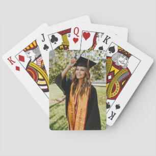 Create Your Own Custom Graduate Photo Playing Cards