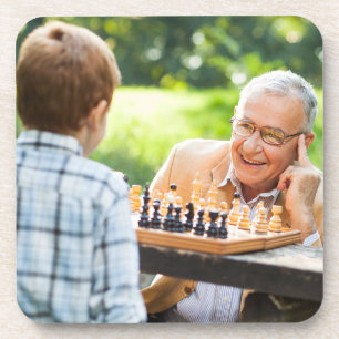 Create Your Own Custom Grandchildren Photo Gift Coaster