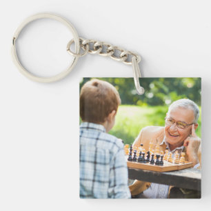 Create Your Own Custom Grandchildren Photo Gift Key Ring