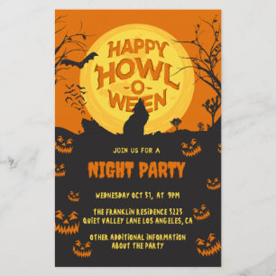 Create your own custom Halloween Party Flyer