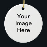 Create Your Own Custom Holiday Gift Ceramic Tree Decoration<br><div class="desc">Create a Personalised Holiday gift for a Christmas present  or Hanukkah gift  Make a one of a kind gift for a birthday  for him for her for grandma grandpa for a teacher best friend wife husband boyfriend girlfriend child</div>