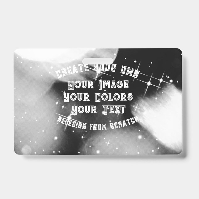 Create Your Own Custom ID Badge (Front)