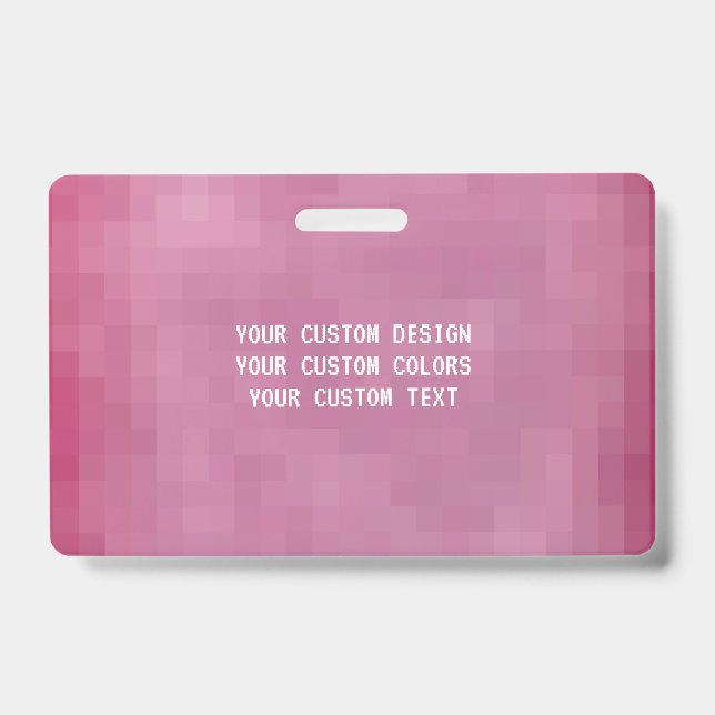 Create Your Own Custom ID Badge (Front)
