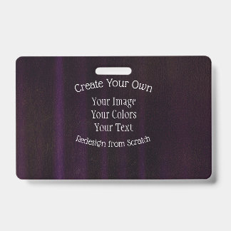 Create Your Own Custom ID Badge