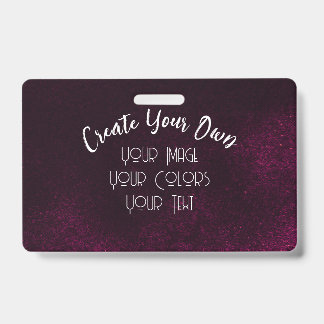 Create Your Own Custom ID Badge