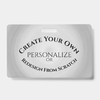 Create Your Own Custom ID Badge