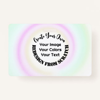 Create Your Own Custom ID Badge