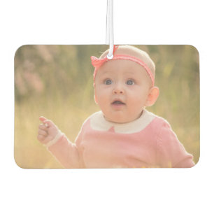 Create Your Own Custom Kids Children Photo Modern Car Air Freshener