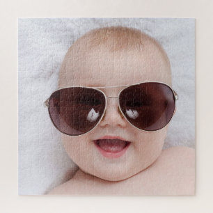 Create Your Own Custom Kids Children Photo Modern Jigsaw Puzzle