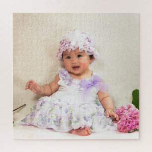 Create Your Own Custom Kids Children Photo Modern Jigsaw Puzzle