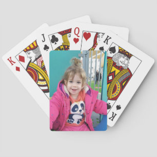 Create Your Own Custom Kids Children Photo Modern Playing Cards
