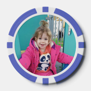 Create Your Own Custom Kids Children Photo Modern Poker Chips