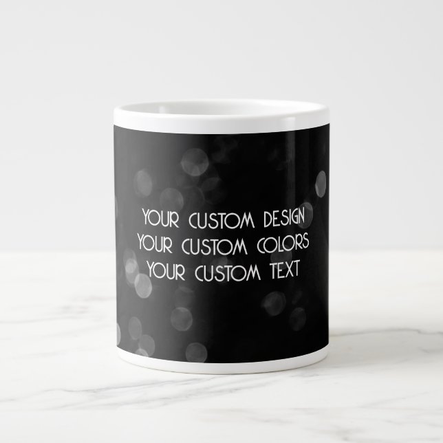 Create Your Own Custom Large Coffee Mug (Front)