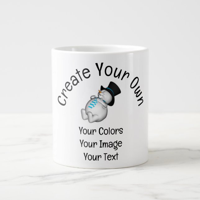 Create Your Own Custom Large Coffee Mug (Front)