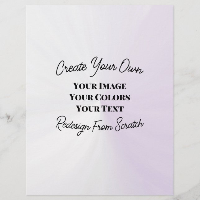 Create Your Own Custom Letterhead (Front)