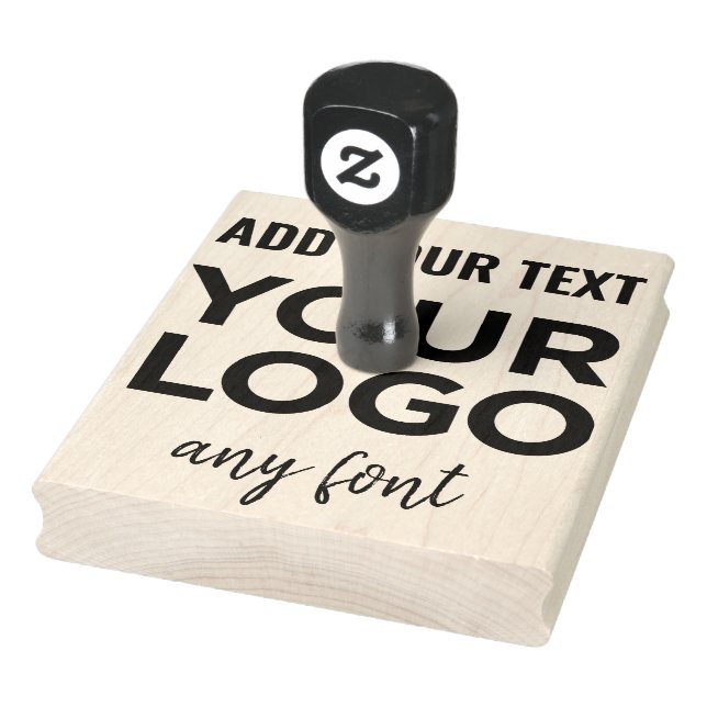 Create Your Own Custom Logo and Text Rubber Stamp (Stamp)