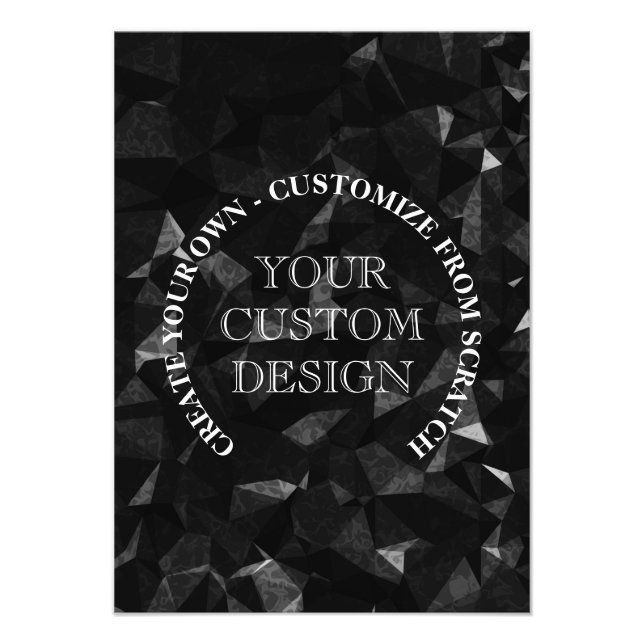 Create Your Own Custom Logo/Design Photo Print (Front)