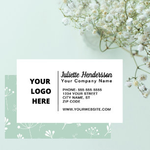 Create Your Own Custom Logo Image Modern Business Business Card