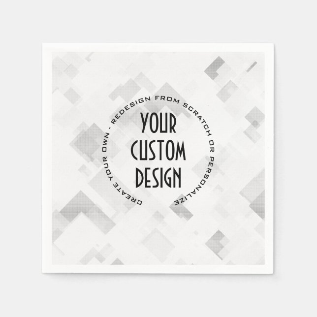 Create Your Own Custom Made Napkin (Front)