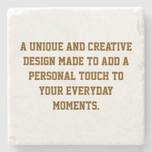 Create Your Own Custom Marble Stone Coaster