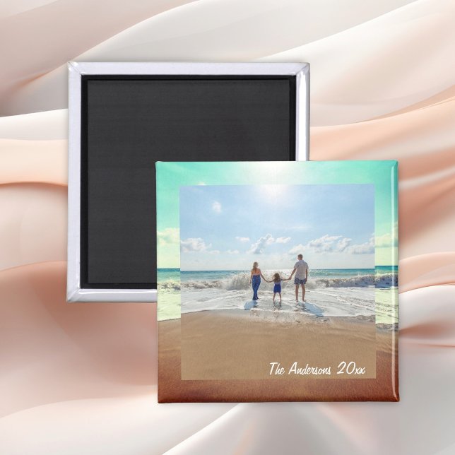 Create Your Own Custom Memorable Family Photo Magnet (Creator Uploaded)