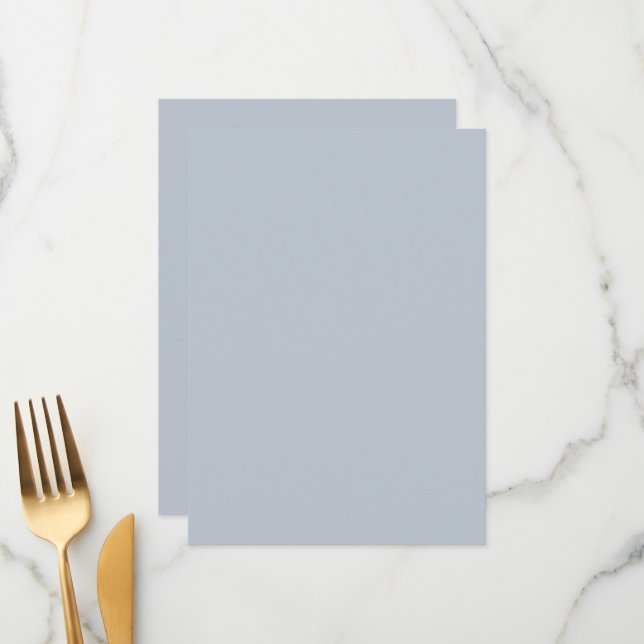 Create Your Own Custom Menu (Front/Back In Situ)