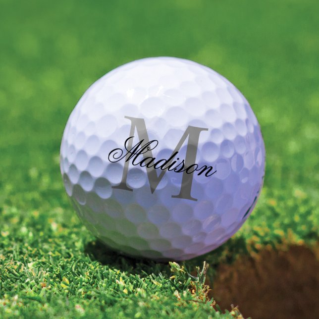 Create Your Own Custom Monogram And Name Golf Balls (Creator Uploaded)