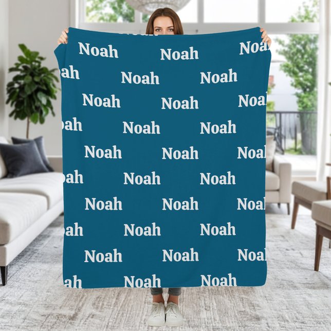 Create Your Own Custom Name Fleece Blanket (Creator Uploaded)