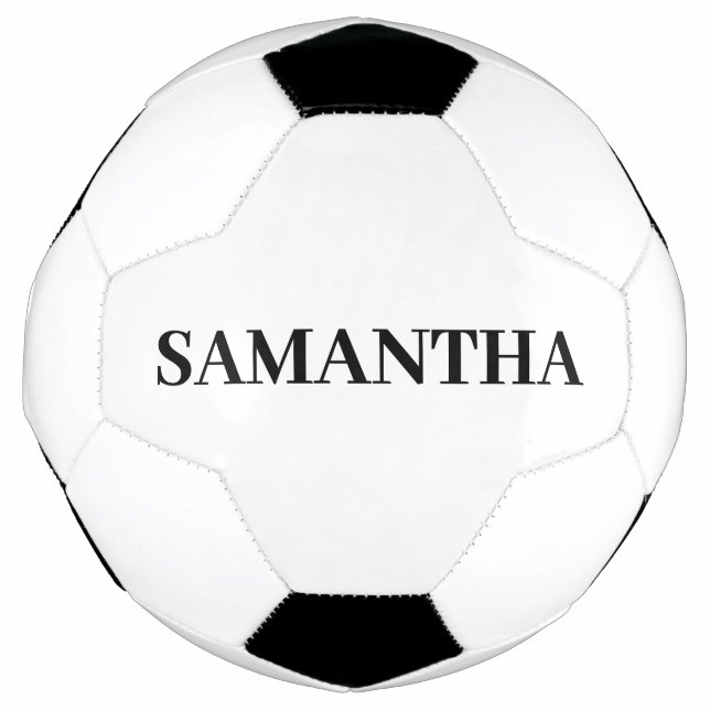 Create Your Own Custom Name Soccer Ball (Front)