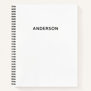 Create Your Own Custom Name Spiral Notebook