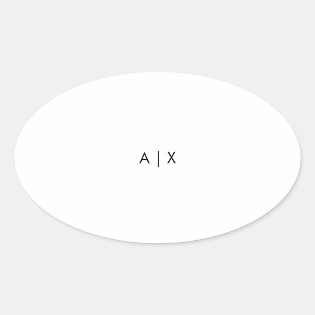 Create Your Own Custom Oval Sticker (Front)