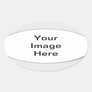 Create Your Own Custom Oval Sticker