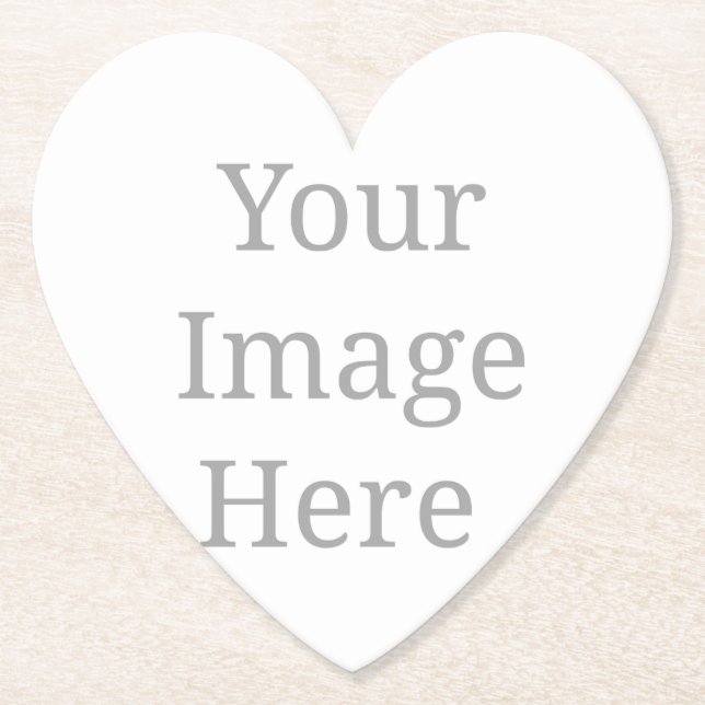 Create your own custom  paper coaster (Front)