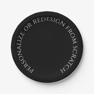 Create Your Own Custom Paper Plate
